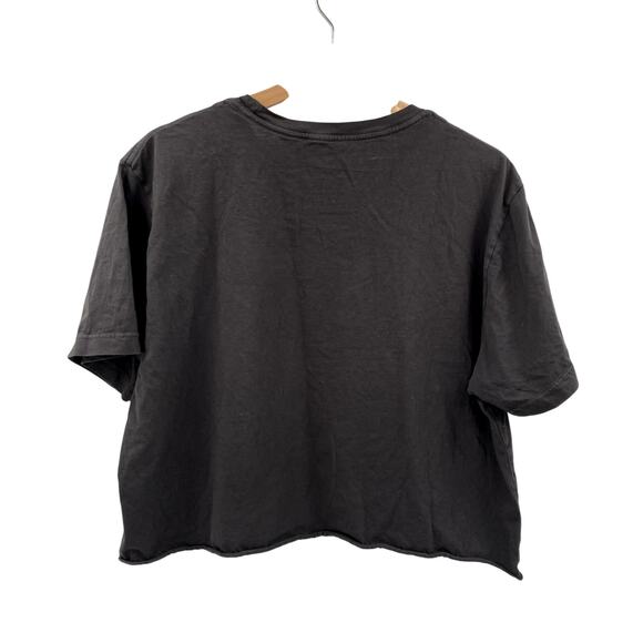 Bandit Brand Western Horse Gray Cropped tee - Picture 3 of 3